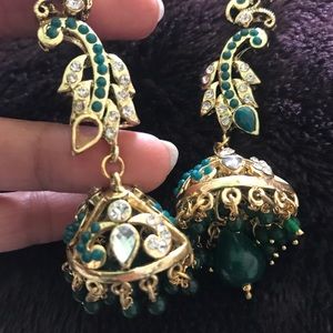 Indian jumka earring jewelry